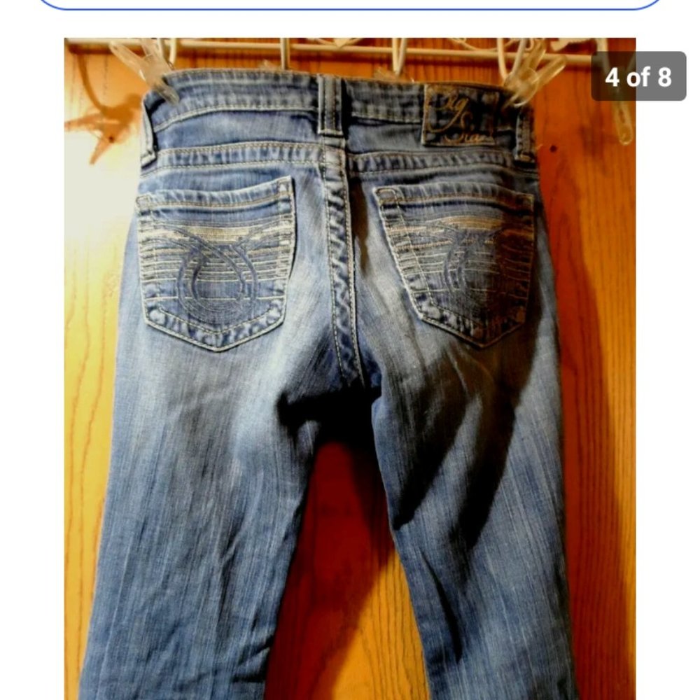 BIG STAR JEANS The Buckle sz 25R Casey Designer denim medium wash - Picture 4 of 8